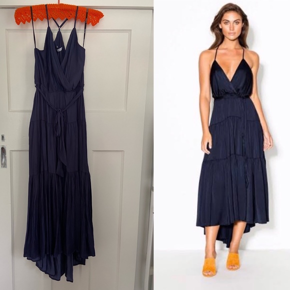 Sheike | Dresses | Sheike Sirocco Navy Maxi Dress Size 2 | Poshmark